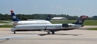 N927LR @ KCLT - Taxi CLT - by Ronald Barker
