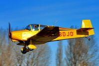 G-BDJD @ BREIGHTON - Impressive high speed pass on departure