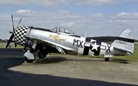 N47DD @ EGWZ - flightline at RAF Alconbury