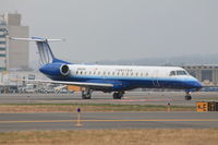 N843HK @ KBDL - Trans States ERJ-145 flight 3372 taxiing across runway 33. - by Mark K.