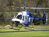 N511MT @ OA9 - Wings Air Rescue Helicopter landing at Elizabethton, TN Airport to refuel.