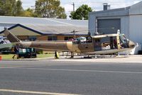VH-CKU @ YCDR - Bell 205A-1 [30176] Caloundra~VH 19/03/2007. Undergoing major overhaul after arriving from Oman.