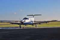 5N-BNG @ EGHH - Built 2006 and ex N689PE after attention at Pilatus Centre. - by John Coates