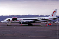 N56FA @ KPHX - March 1999 - Fine Air DC-8-Stage III at PHX - by John Meneely
