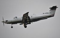 M-OPAL @ EGHH - Regular visitor to Pilatus Centre. - by John Coates