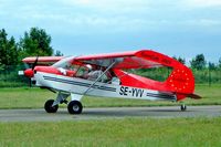 SE-YVV @ EGBP - Lamco Eurocub Mk.IV 912 [DAH-001] Kemble~G 11/07/2004. Taxiing for departure.