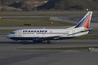 VP-BYT @ LOWW - Transaero Boeing 737 - by Thomas Ranner