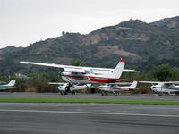 N5443L @ SZP - 1980 Cessna 152, Lycoming O-235 115 Hp, landing Rwy 04 - by Doug Robertson