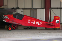 G-APIZ @ EGTO - 1958 Rollason Druine D.31 TURBULENT, c/n: PFA 478 - by Terry Fletcher