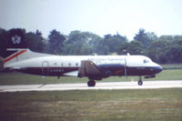 G-HDBC @ MAN - Scanned original slide - taken at Manchester, UK., airport in spring of 1991 - by Neil Henry