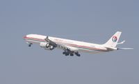 B-6050 @ KLAX - Airbus A340-600 - by Mark Pasqualino