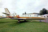 G-BFLY @ EGTC - Cessna Citation II [550-0080] Cranfield~G 08/09/1979. Image taken from a slide. - by Ray Barber