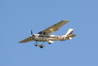 N7941F @ KSRQ - Cessna 150 (N7941F) arrives at Sarasota-Bradenton International Airport - by jwdonten
