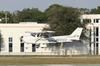 N60155 @ KSRQ - Cessna Skyhawk (N60155) arrives at Sarasota-Bradenton International Airport - by jwdonten