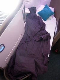 ZK-OKC - Fully lie flat seat in Air New Zealand's Business Premier - by Micha Lueck