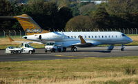 N381GX @ EGPH - Parked alongside Block 30 In the Edinburgh sunshine.