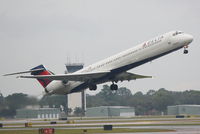 N932DN @ KSRQ - Delta Flight 2298 (N932DN) departs Sarasota-Bradenton International Airport enroute to Hartsfield-Jackson Atlanta International Airport - by jwdonten