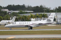N100RJ @ KSRQ - Cessna Citation Bravo (N100RJ) departs Sarasota-Bradenton International Airport enroute to Lake Charles Regional Airport - by jwdonten