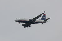 N808MD @ KSRQ - US Air Flight 3327 operated by Republic (N808MD) on approach to Sarasota-Bradenton International Airport following a flight from Reagan National Airport - by jwdonten