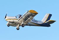 G-ASAU @ X3CX - Departing from Northrepps. - by Graham Reeve