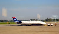 N418AW @ KLEX - Push back  Lexington - by Ronald Barker