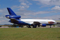 G-DPSP @ EGBP - McDonnell Douglas DC-10-10 [46646] (My Travel) Kemble~G 10/07/2004. Stored. - by Ray Barber