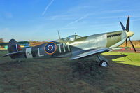 PL256 @ EGBG - Supermarine 361 Spitfire IX (replica