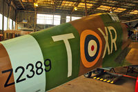 Z2389 @ EGMH - 1940 Hawker Hurricane IIA at Manston Memorial - by Terry Fletcher