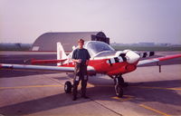 XX708 - Off Cdt Brereton 1992, HMS Daedlius airfield, Southampton University Air Squadron - by Mark Brereton