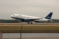 N536JB @ RSW - Touching down RWY 6