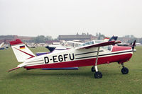 D-EGFU @ EGTC - Bolkow BO-208C Junior at the PFA Rally, Cranfield in July 1994. - by Malcolm Clarke