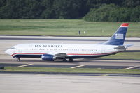 N434US @ KTPA - US Air Flight 1881 (N434US) arrives at Tampa International Airport following a flight from Philadelphia International Airport - by Jim Donten