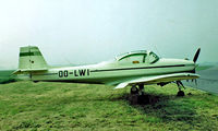 OO-LWI @ EBAW - Piaggio FWP-149D [154] Antwerp~OO 14/08/1977. Image taken from a slide. - by Ray Barber