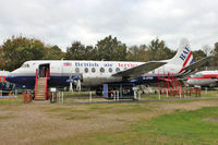 G-APIM - 1958 Vickers Viscount 806, c/n: 412 at Brooklands Museum - by Terry Fletcher