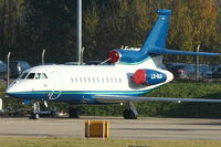 LX-GLD @ EGGW - 2008 Dassault Falcon 900EX, c/n: 211 at Luton - by Terry Fletcher