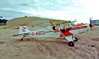 G-ASCU @ EGNW - Piper PA-18-150 Super Cub [18-1009] Wickenby~G 29/07/1977. Image taken from a slide. - by Ray Barber