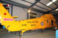 XS482 @ EGMH - Westland Wessex HU.5, c/n: WA156 at Manston Museum - by Terry Fletcher