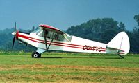 OO-VVC @ EBDT - Piper PA-18-150 [18-8286] Schaffen-Diest~OO 12/08/2000 - by Ray Barber