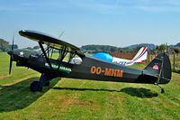 OO-MNM @ EBGG - Piper PA-18-150 Super Cub [18-8009035] Geraardsbergen-Overboelare~OO 18/08/2002 - by Ray Barber