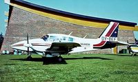 OY-BEF @ EBKI - Piper PA-23-250 Aztec F [27-7654185] Billund~OY 04/06/1982. Image taken from a slide.