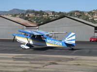 N5035N @ SZP - 1978 Bellanca 8KCAB DECATHLON, Lycoming AEIO-320 150 Hp, takeoff roll Rwy 22 - by Doug Robertson