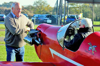 G-APVZ @ EGKH - 1960 Rollason Druine D.31 TURBULENT, c/n: PFA 545 at Headcorn - by Terry Fletcher
