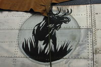 KB976 @ EGLB - Artwork on Avro 683 Lancaster at Brooklands Museum - by Terry Fletcher