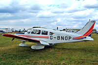 G-BNOP @ EGBP - Piper PA-28-161 Warrior II [2816027] Kemble~G 09/07/2004 - by Ray Barber