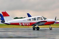 G-BTGY @ EGBP - Piper PA-28 161 Warrior II [28-8216199] Kemble~G 10/07/2004 - by Ray Barber