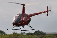 G-LINS @ EGFH - Resident R-22 Beta operated by Heli-air Wales. - by Roger Winser