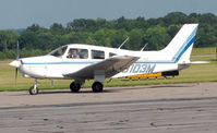 N9103M @ KDAN - 1986 Piper Pa-28-161 in Danville Va. - by Richard T Davis