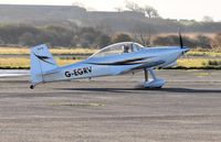G-EGRV @ EGFH - Resident RV-8 taxying prior to departure. Previously registered G-PHMG. - by Roger Winser