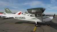N546ND @ KAXN - Cessna 172S Skyhawk from the University of North Dakota on the line. - by Kreg Anderson