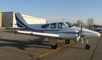 N7998R @ KAXN - Beech 55 Baron on the line. - by Kreg Anderson